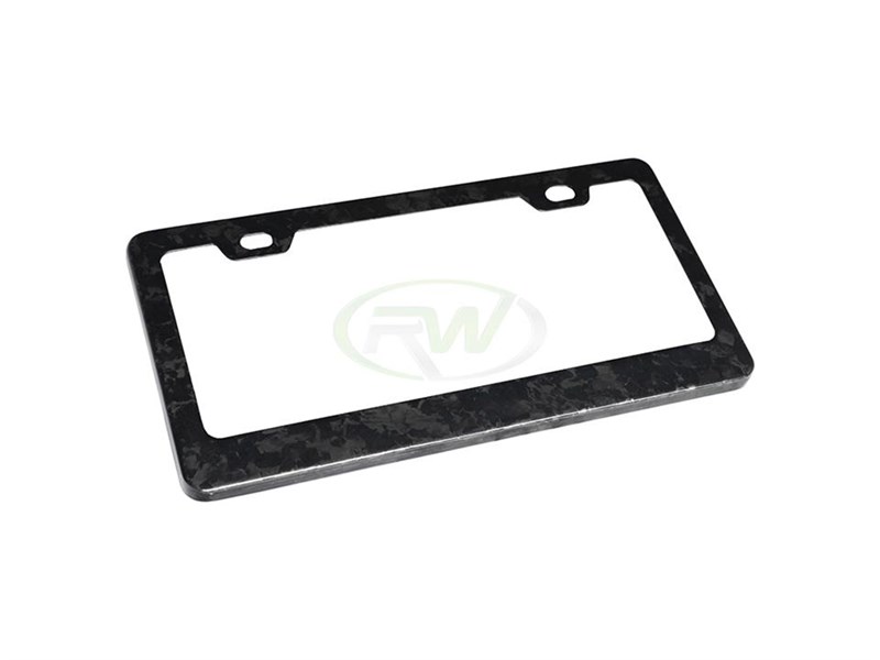 RW Carbon Forged Carbon License Plate Frame_3