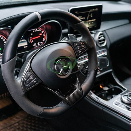 RW Carbon Mercedes AMG Carbon Fiber Steering Wheel Trim