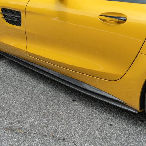 RW Carbon Mercedes C190 GTC GTS GTR RWS CF Side Skirt Extensions