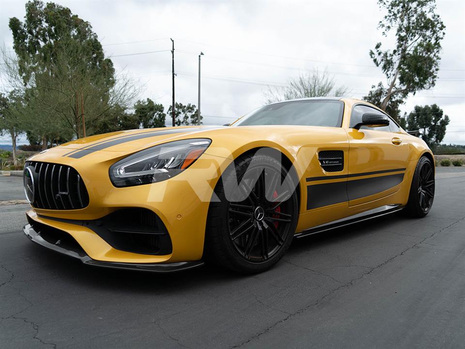 RW Carbon Mercedes C190 GTC GTS GTR RWS CF Side Skirt Extensions (2)