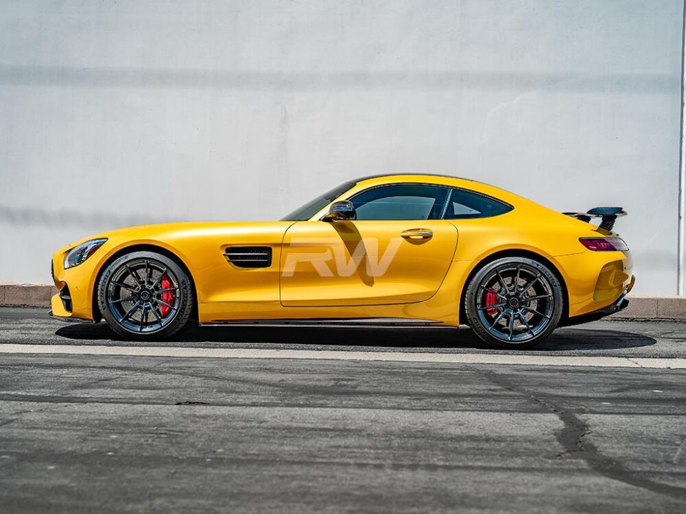 RW Carbon Mercedes C190 GTC GTS GTR RWS CF Side Skirt Extensions (6)