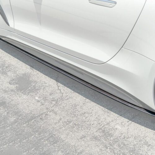RW Carbon Mercedes C192 GT55/GT63 RWS CF Side Skirt Extensions