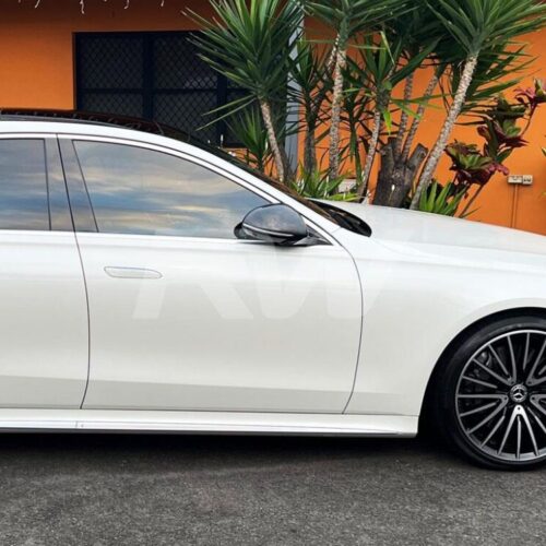 Alternative view of RW Carbon Mercedes C236 CLE Carbon Fiber Mirror Caps