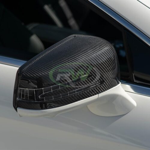 RW Carbon Mercedes Carbon Fiber Replacement Mirror Covers