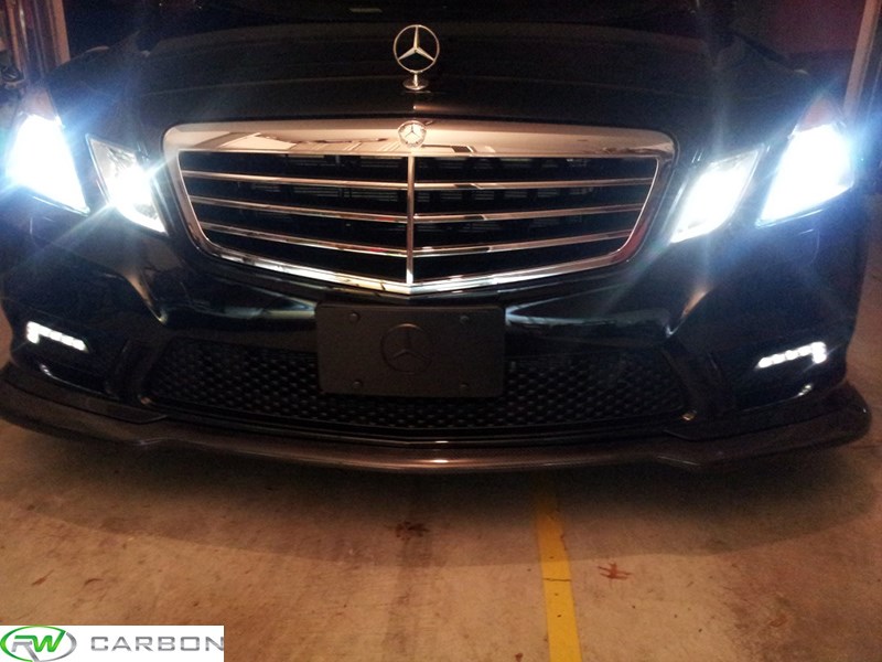 RW Carbon Mercedes E350 E550 Carlsson Style CF Front Lip (3)