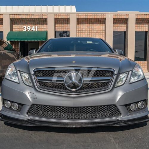 Alternative view of RW Carbon Mercedes E350 E550 Godhand Style Carbon Fiber Lip Spoiler