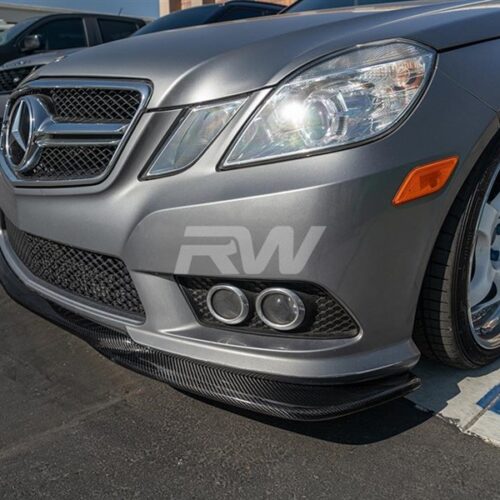 RW Carbon Mercedes E350 E550 Godhand Style Carbon Fiber Lip Spoiler