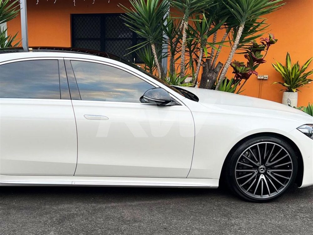 RW Carbon Mercedes GLC CLE W214 Carbon Fiber Mirror Caps - Image 2