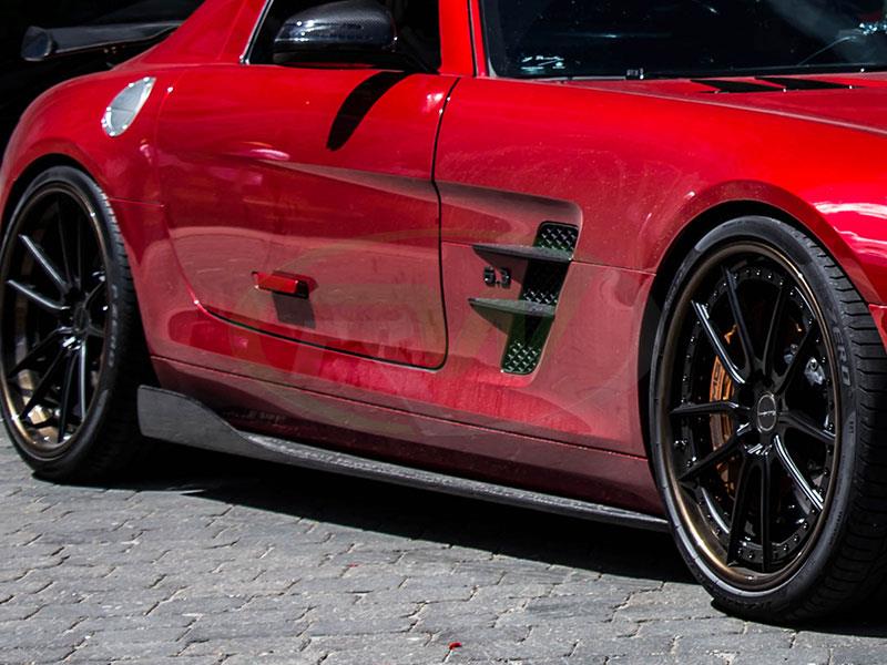 RW Carbon Mercedes SLS Renn Style CF Side Skirt Extensions (8)