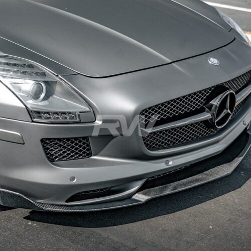 RW Carbon Mercedes SLS Renn Style Carbon Fiber Front Lip