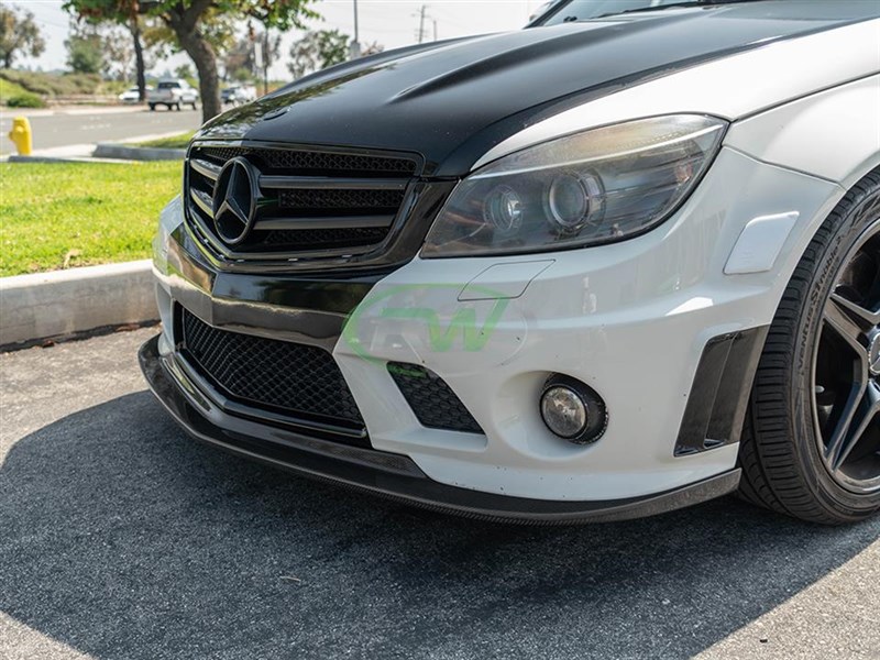RW-Carbon-Mercedes-W204-C63-AMG-Arkym-Style-CF-Front-Lip-4