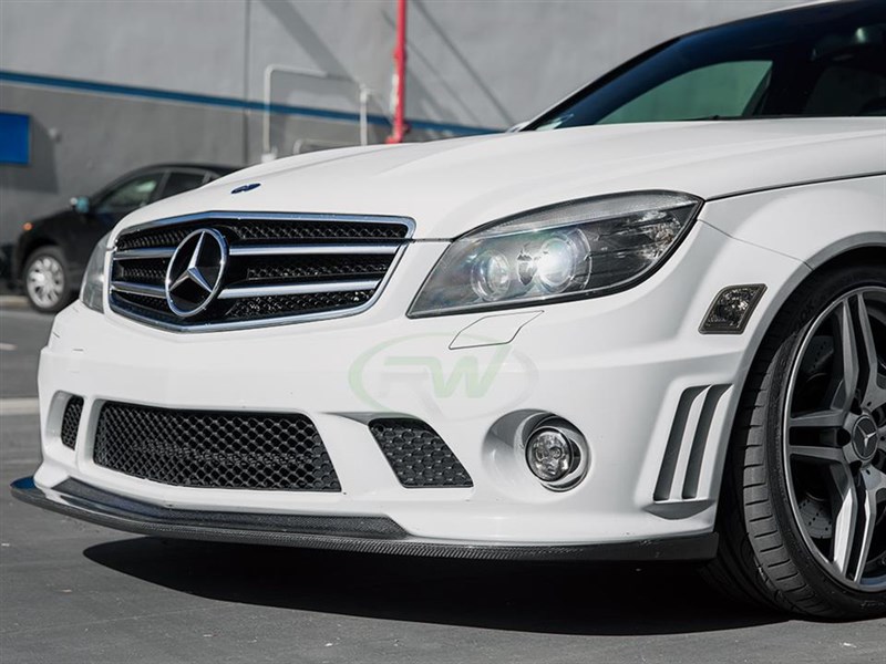 RW-Carbon-Mercedes-W204-C63-AMG-Arkym-Style-CF-Front-Lip