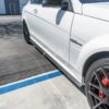 RW Carbon Mercedes W204 C63 Carbon Fiber Side Skirt Extensions (1)