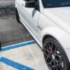 RW Carbon Mercedes W204 C63 Carbon Fiber Side Skirt Extensions (3)