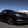 RW Carbon Mercedes W204 C63 Carbon Fiber Side Skirt Extensions (4)
