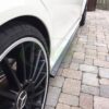 RW Carbon Mercedes W204 C63 Carbon Fiber Side Skirt Extensions (5)