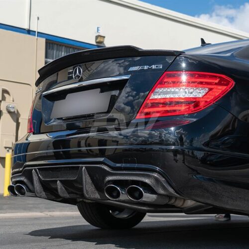 RW Carbon Mercedes W204 C63 DTM Carbon Fiber Rear Diffuser