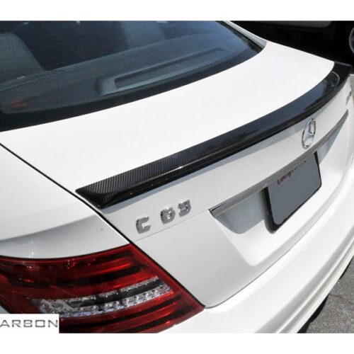 Alternative view of RW Carbon Mercedes W204 Coupe AMG Style CF Trunk Spoiler
