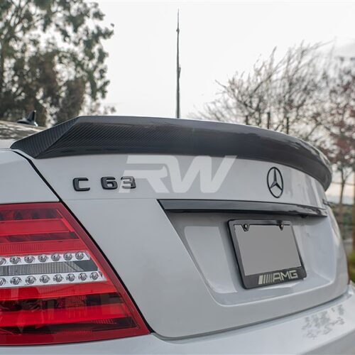 RW Carbon Mercedes W204 Coupe DTM Carbon Fiber Trunk Spoiler