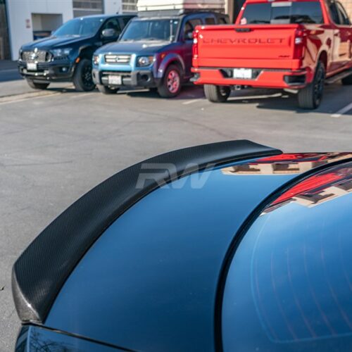 Alternative view of RW Carbon Mercedes W204 Coupe DTM Carbon Fiber Trunk Spoiler