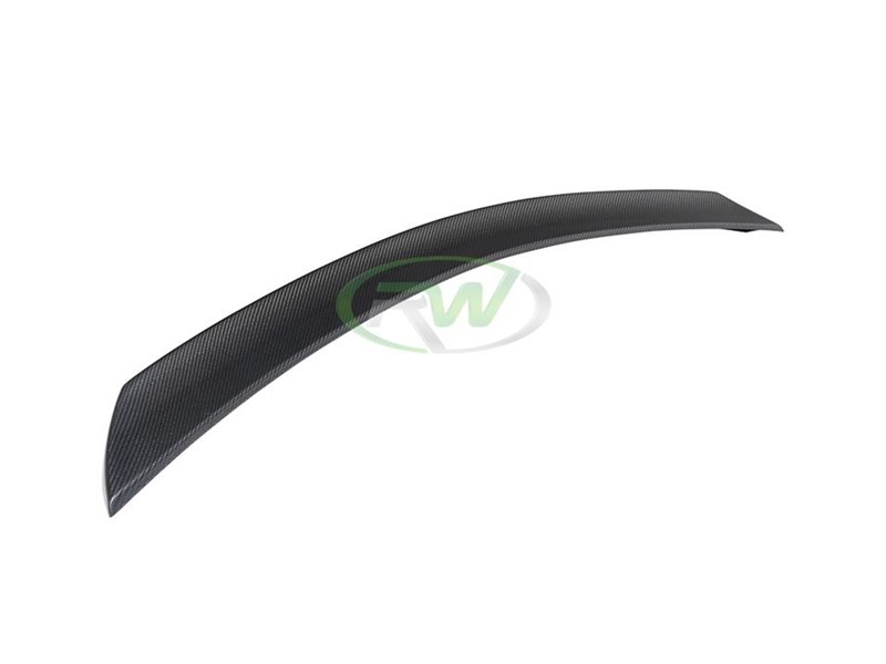 RW Carbon Mercedes W204 Coupe DTM Carbon Fiber Trunk Spoiler - Image 6