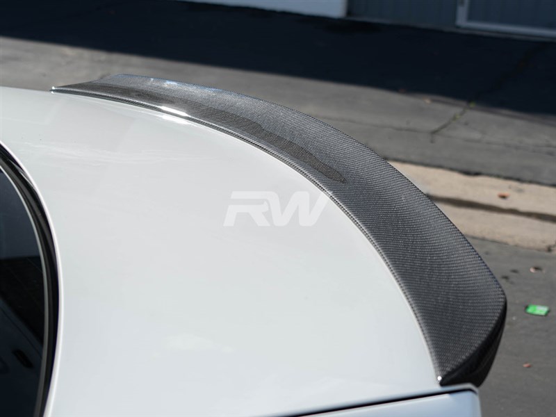 RW Carbon Mercedes W204 DTM Carbon Fiber Trunk Spoiler