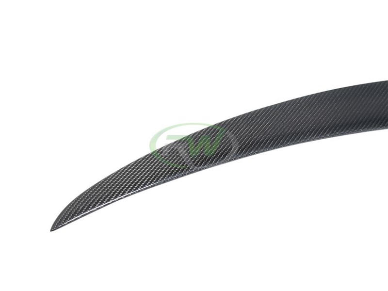 RW Carbon Mercedes W205 AMG Style Carbon Fiber Trunk Spoiler - Image 5
