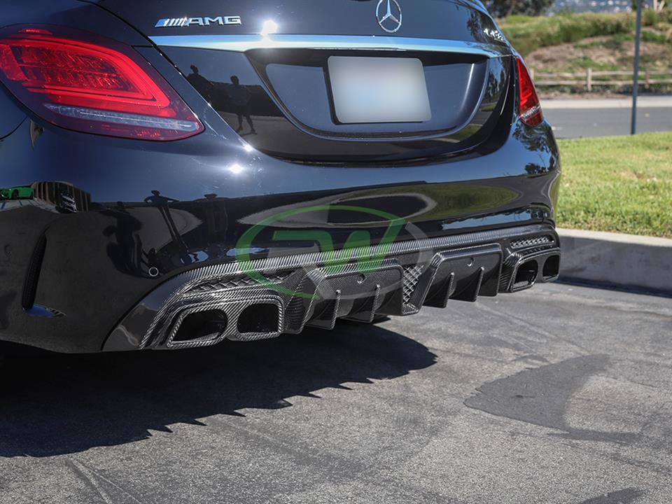 RW-Carbon-Mercedes-W205-BRS-Style-Carbon-Fiber-Diffuser-12