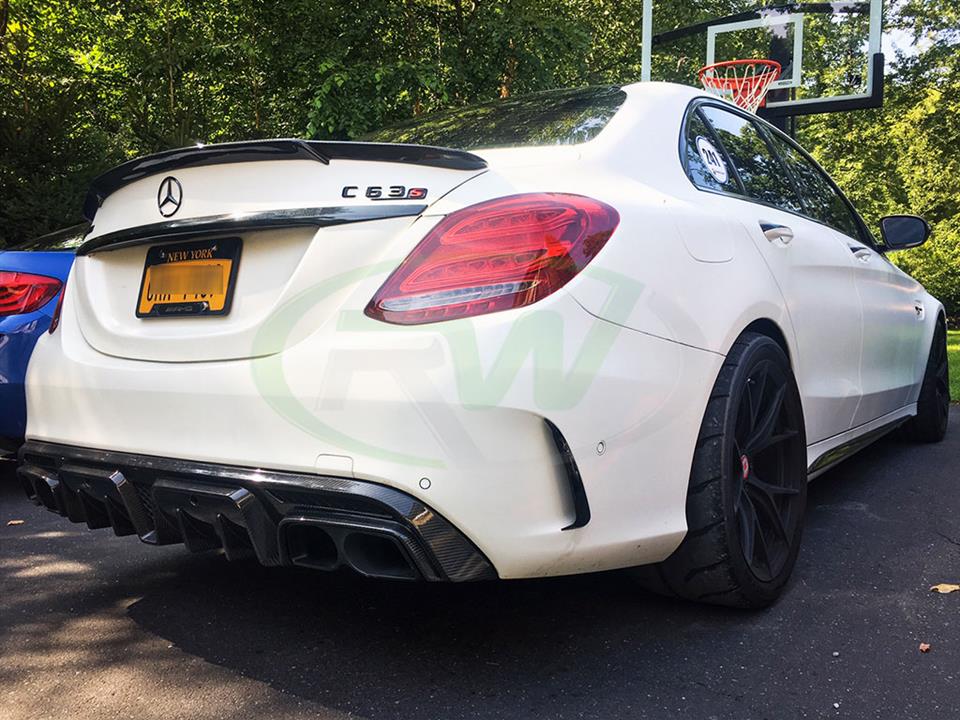 RW-Carbon-Mercedes-W205-BRS-Style-Carbon-Fiber-Diffuser-4