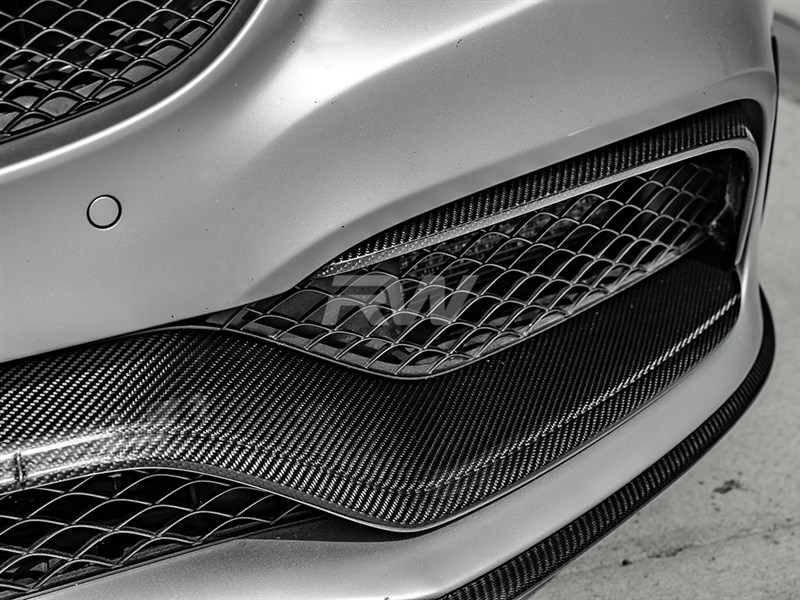 RW Carbon Mercedes W205 C63 AMG Carbon Fiber Front Trim (3)