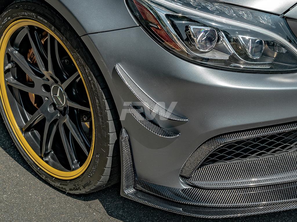 RW Carbon Mercedes W205 C63-C63S Carbon Fiber Canards_2