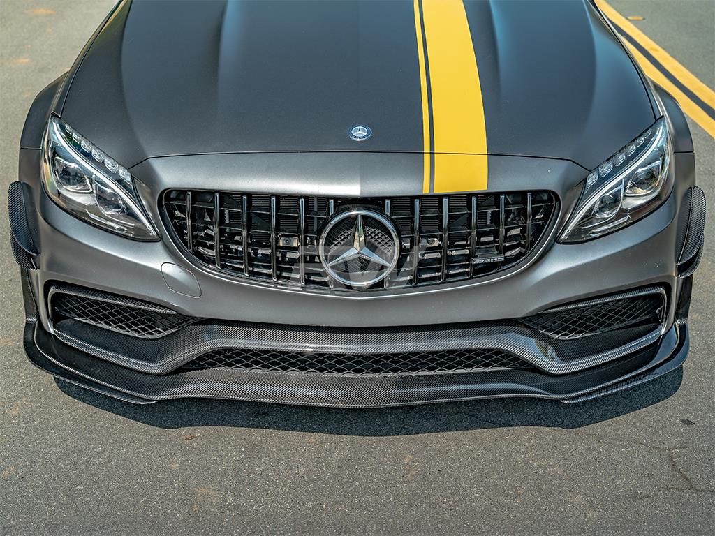 RW Carbon Mercedes W205 C63-C63S Carbon Fiber Canards_3