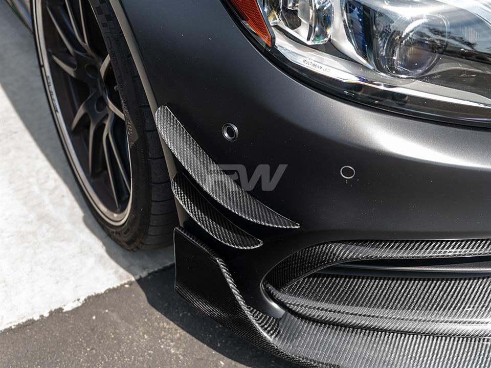 RW Carbon Mercedes W205 C63-C63S Carbon Fiber Canards_5