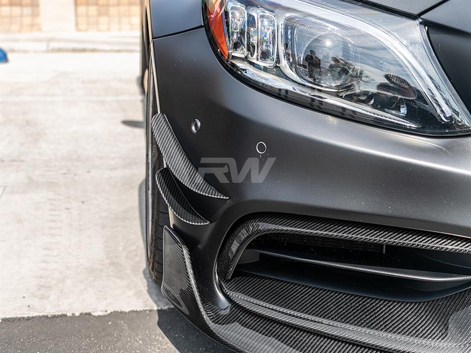 RW Carbon Mercedes W205 C63-C63S Carbon Fiber Canards_6