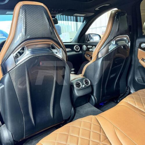 Alternative view of RW Carbon Mercedes W205 C63 Carbon Fiber Seat Backs