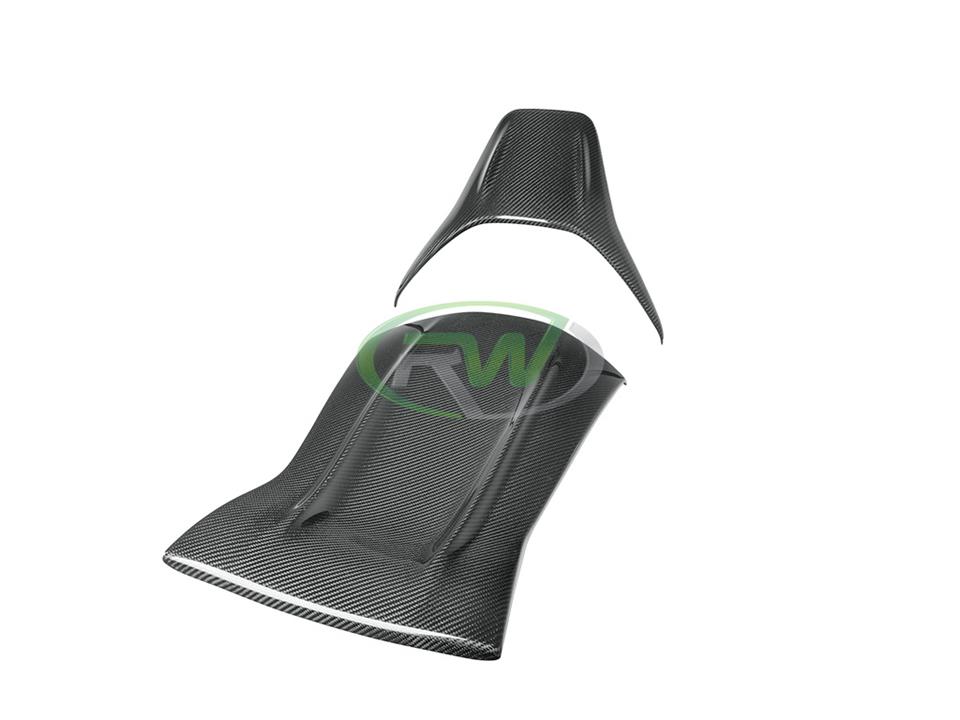 RW Carbon Mercedes W205 C63 Carbon Fiber Seat Backs - Image 4