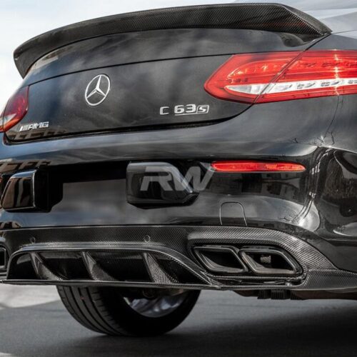 RW Carbon Mercedes W205 C63 Coupe ED1 Style CF Diffuser