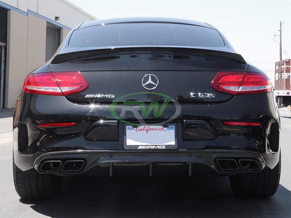 RW Carbon Mercedes W205 C63C63S Coupe CF Diffuser (10)