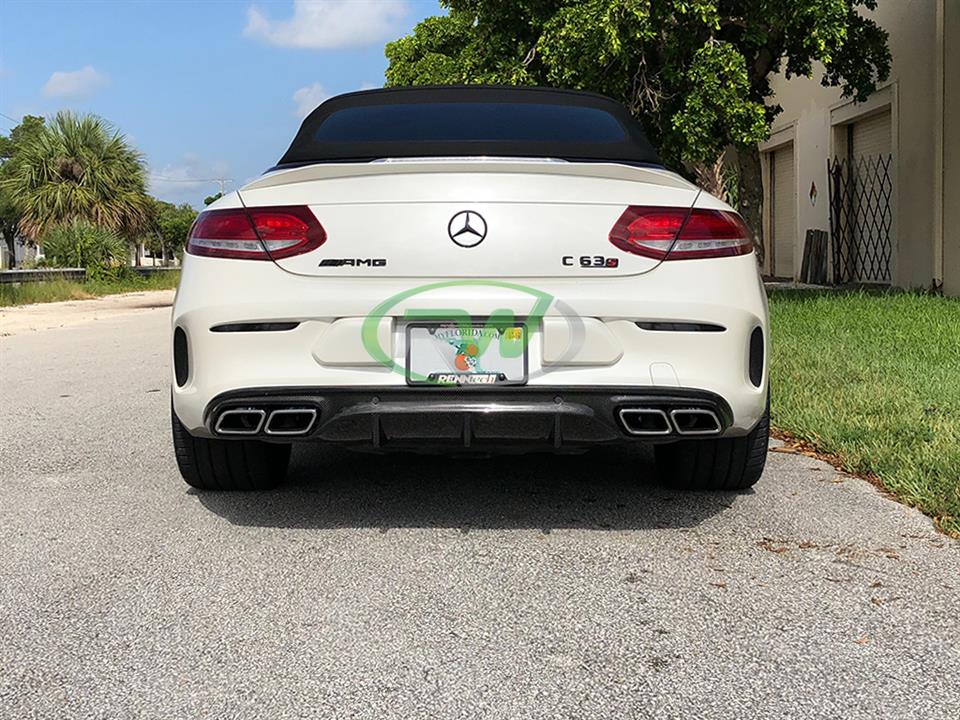 RW Carbon Mercedes W205 C63C63S Coupe CF Diffuser (12)