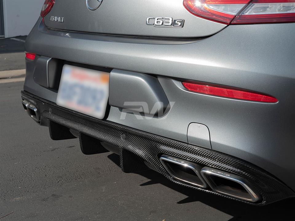 RW Carbon Mercedes W205 C63C63S Coupe CF Diffuser (15)