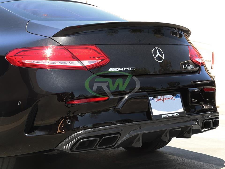 RW Carbon Mercedes W205 C63C63S Coupe CF Diffuser (9)