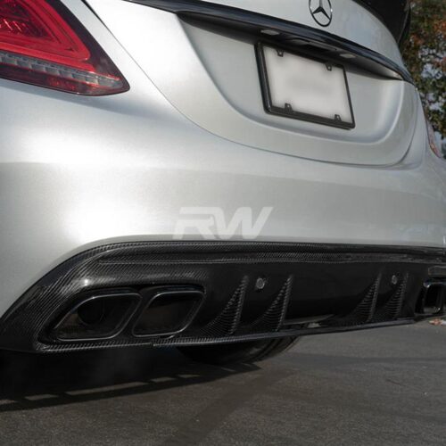 RW Carbon Mercedes W205 C63/C63S Sedan 19+ CF Diffuser