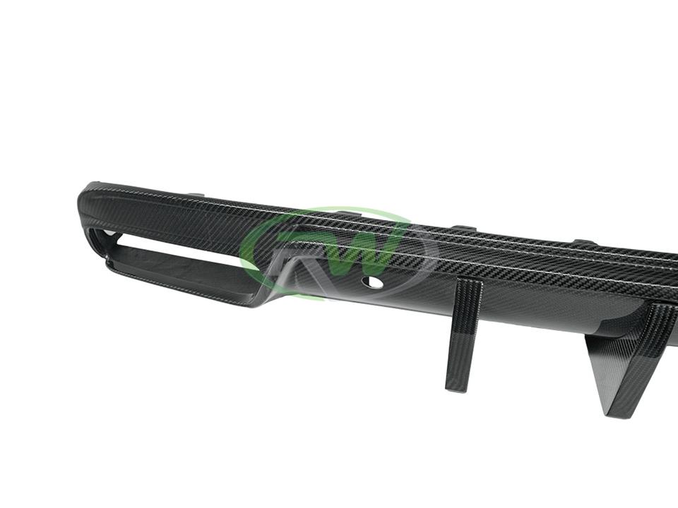 RW Carbon Mercedes W205 C63_C63S AMG DTM CF Diffuser - Image 17