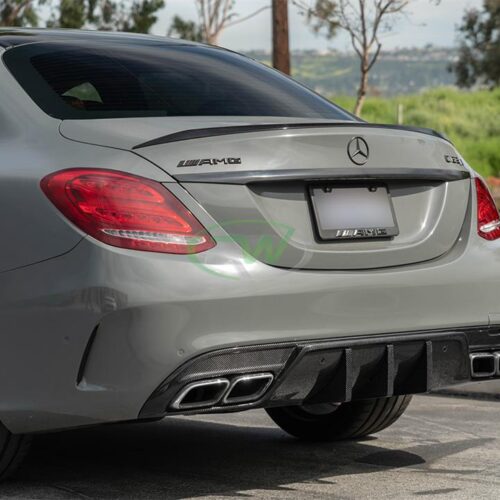 Alternative view of RW Carbon Mercedes W205 C63/C63S AMG DTM CF Diffuser