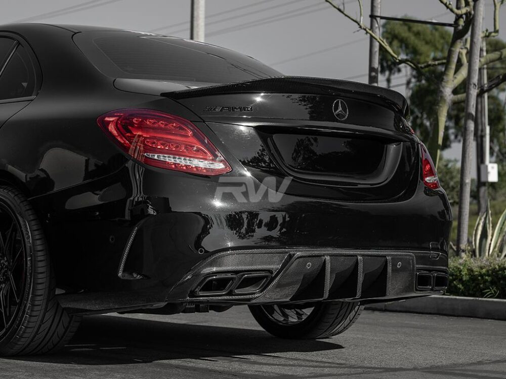 RW Carbon Mercedes W205 C63_C63S AMG DTM CF Diffuser
