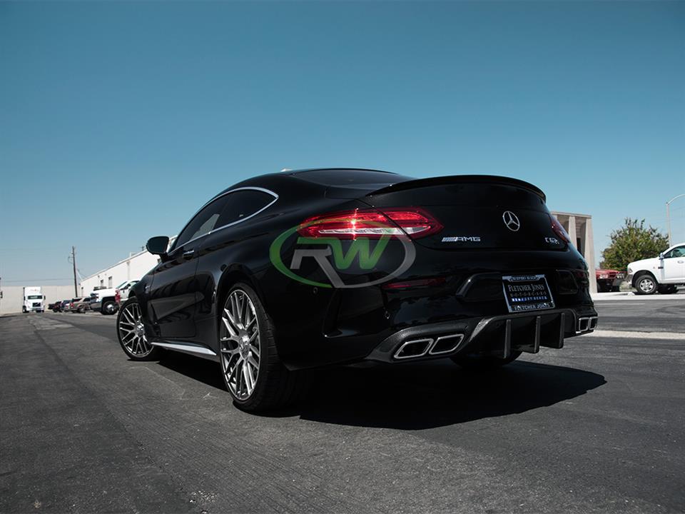 RW Carbon Mercedes W205 C63_C63S Coupe DTM CF Rear Diffuser - Image 10