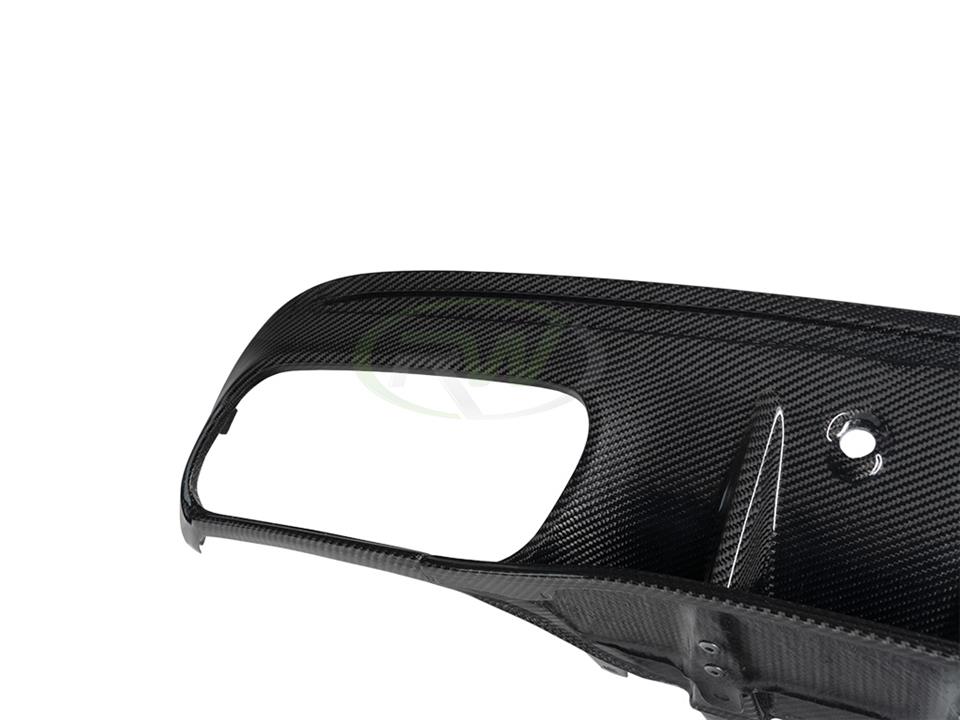 RW Carbon Mercedes W205 C63_C63S Sedan 19+ CF Diffuser - Image 7