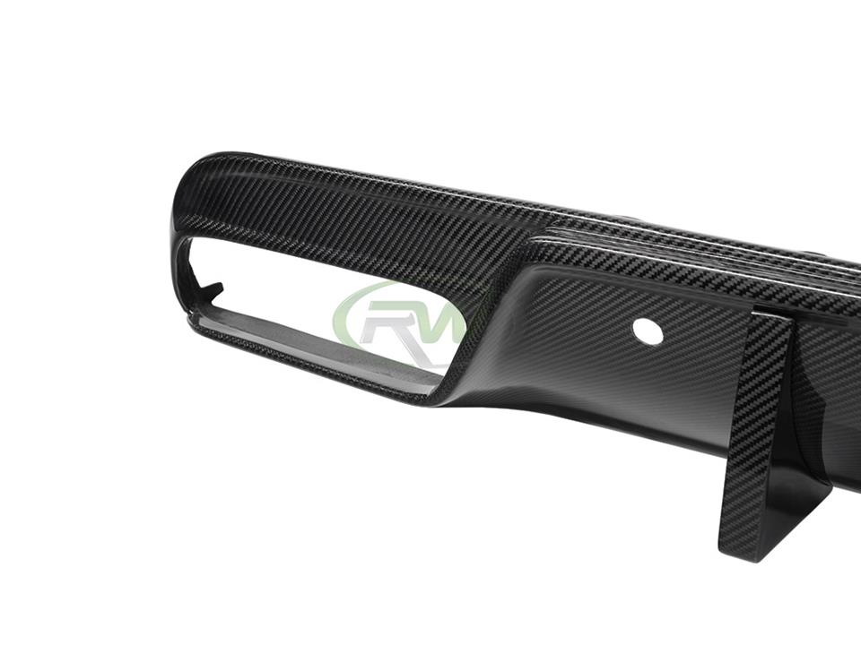 RW Carbon Mercedes W205 C63_C63S Sedan 19+ DTM CF Diffuser - Image 11