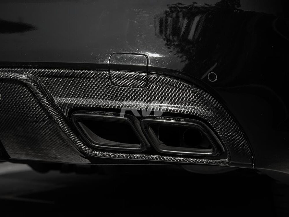 RW Carbon Mercedes W205 C63_C63S Sedan 19+ DTM CF Diffuser - Image 9