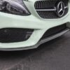 RW Carbon Mercedes W205 Carbon Fiber Front Lip Spoiler (2)